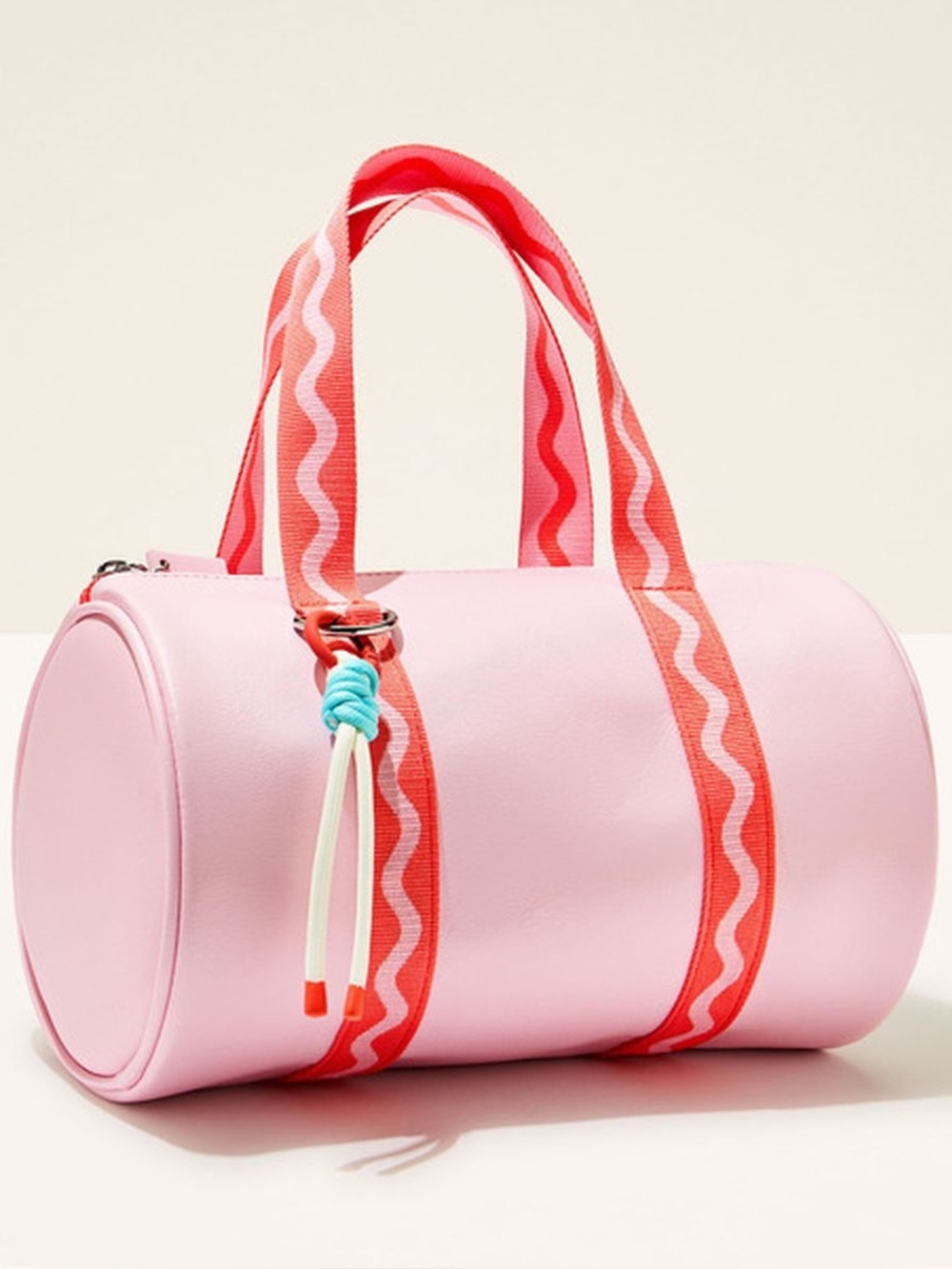 Bath and Body Works mini pink barrel tote cosmetic bag purse